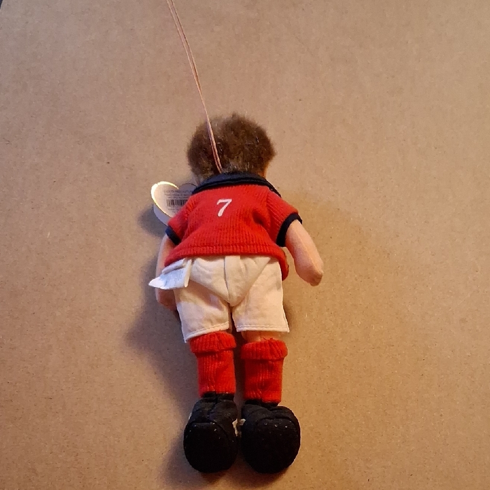 Footy Red and White Soccer Plush Doll NWT - Picture 4 of 13